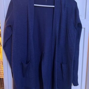 Women's Blue Cardigan Sweater